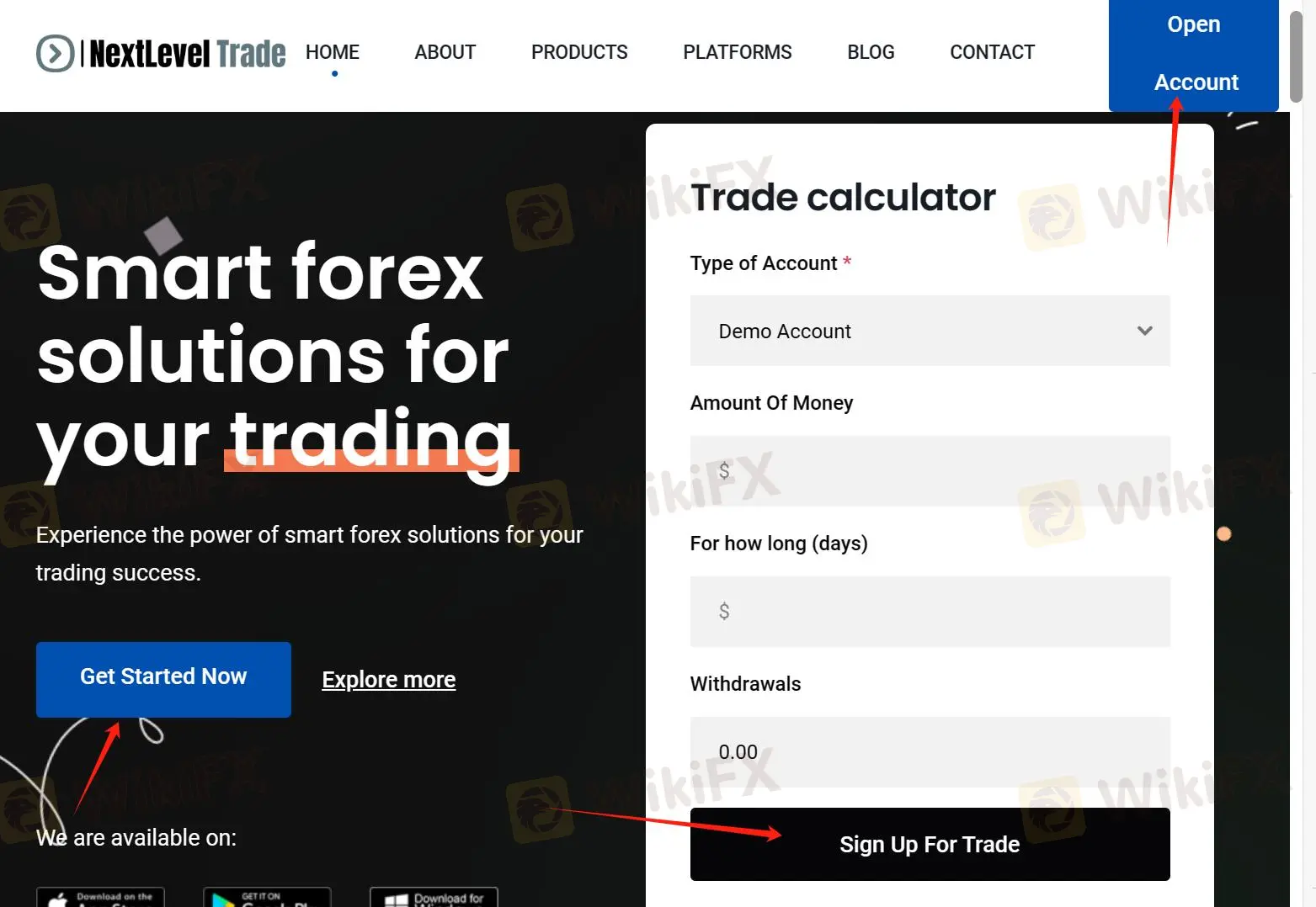 Làm thế nào để mở tài khoản với NextLevel Trade