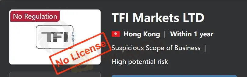 TFI Markets LTD có uy tín không?