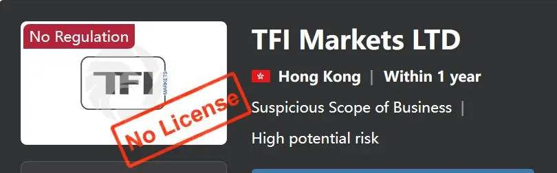 Totoo ba ang TFI Markets LTD?
