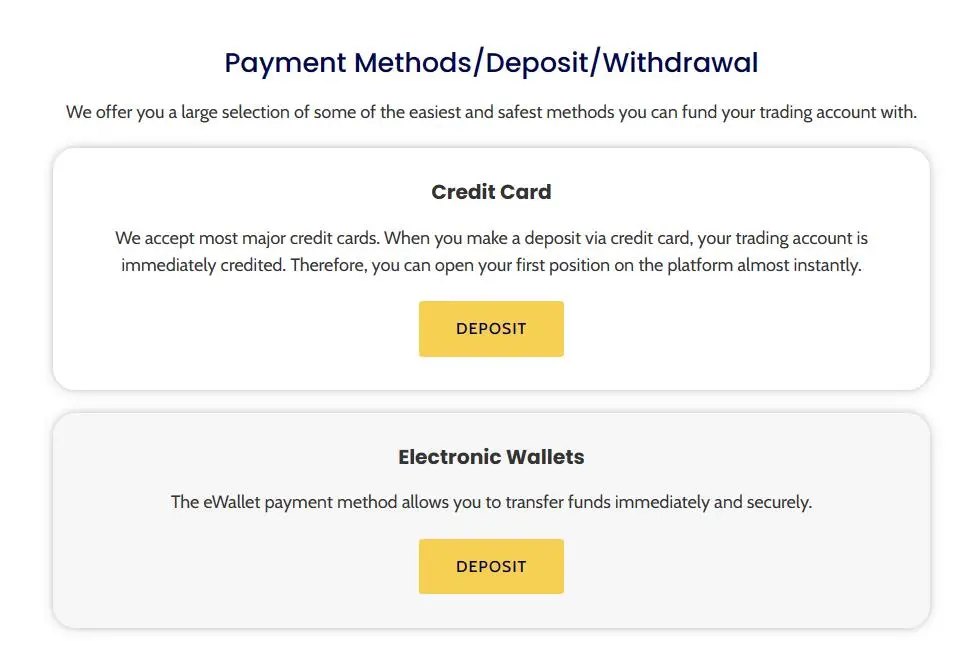 Metode Deposit & Penarikan