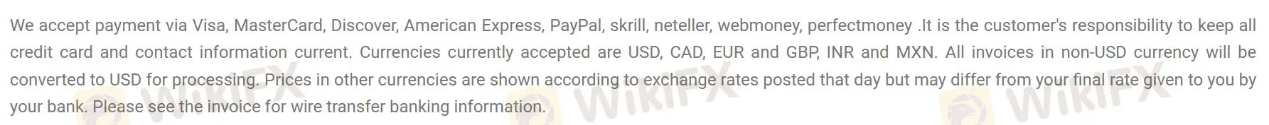 存款和提款方式 存款和提款方式