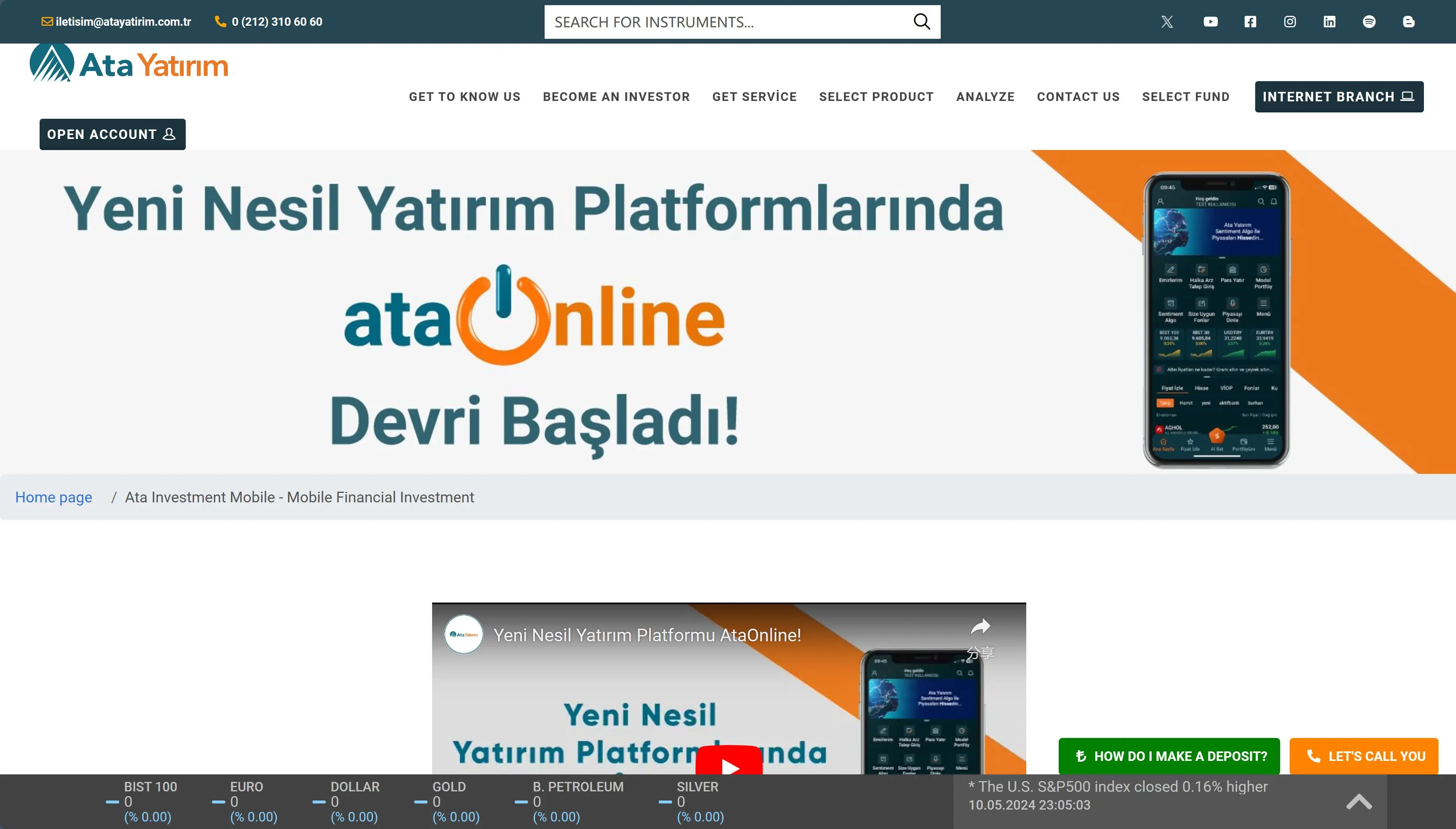 Ata Investment Mobile (AtaOnline) Ata Investment Mobile (AtaOnline)