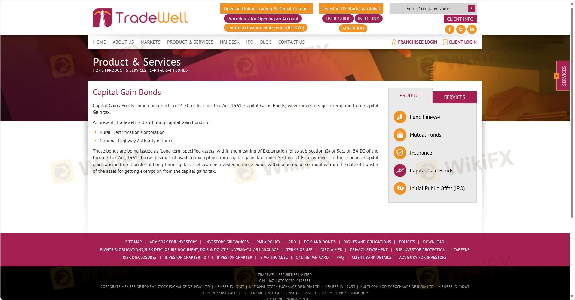 Capital Gain Bonds Capital Gain Bonds