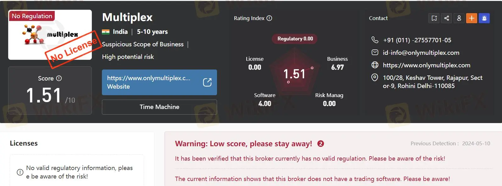 Statut réglementaire