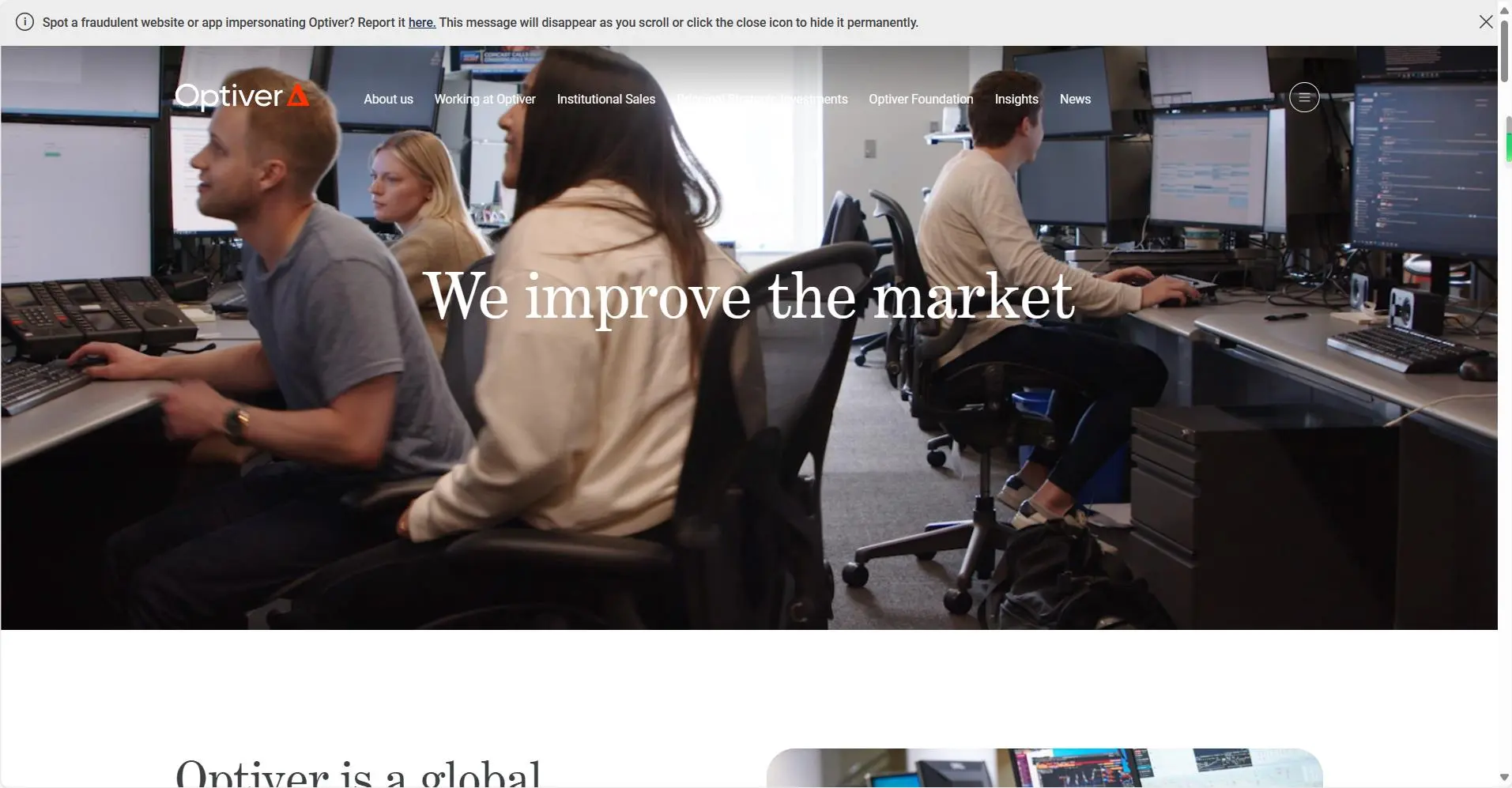 Overview of Optiver