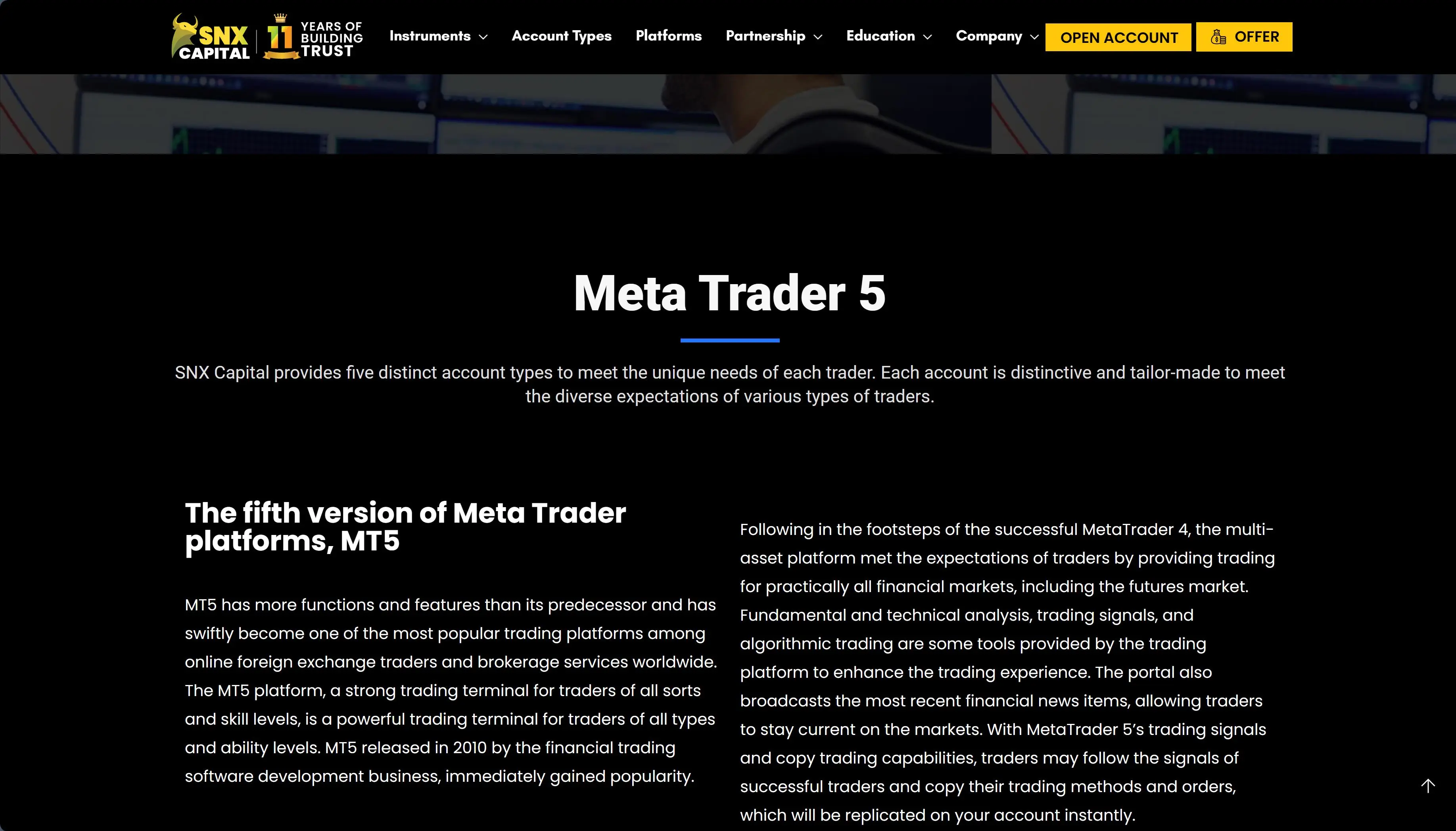 Plateforme de trading Plateforme de trading