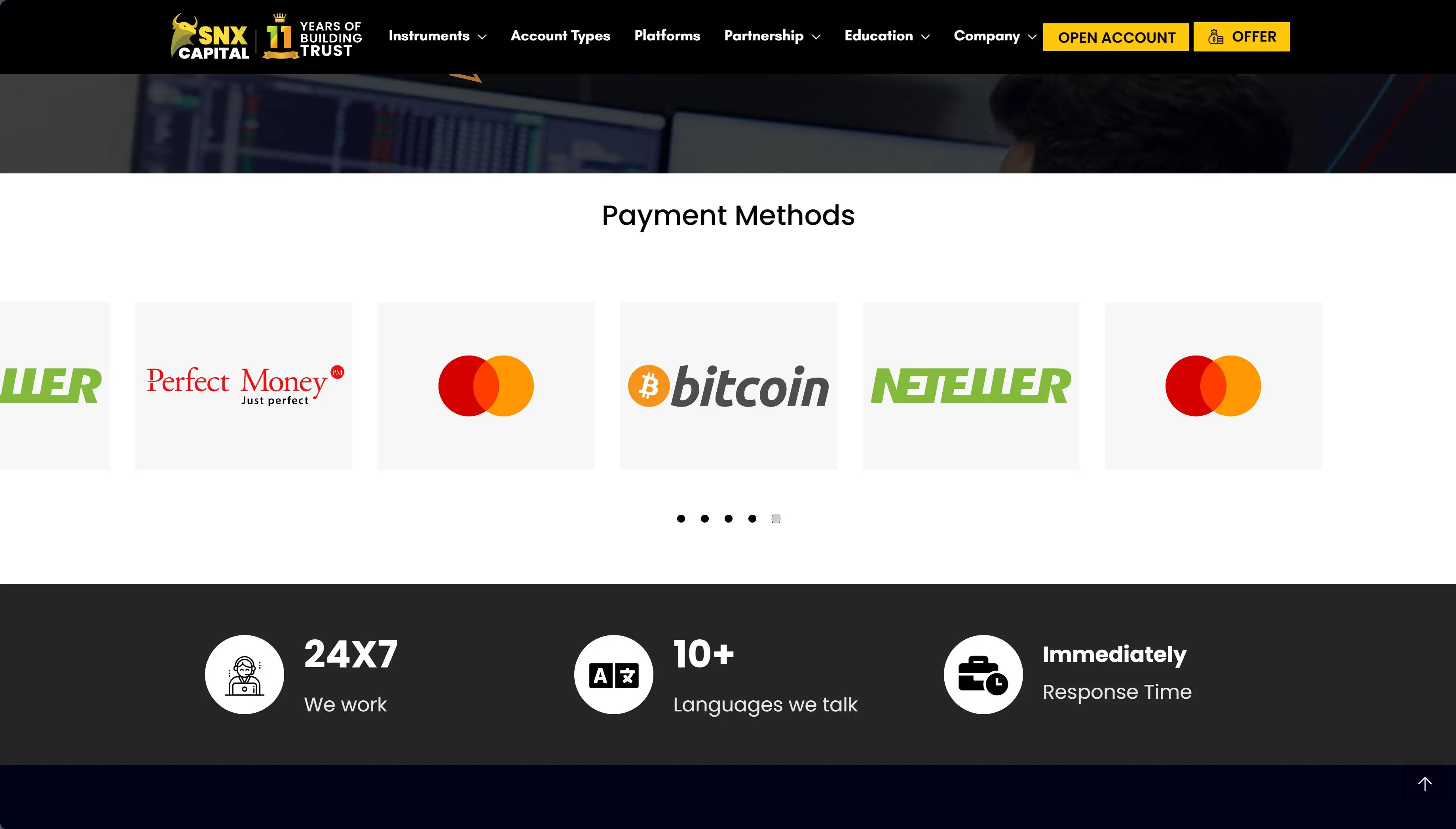 Méthodes de paiement Méthodes de paiement