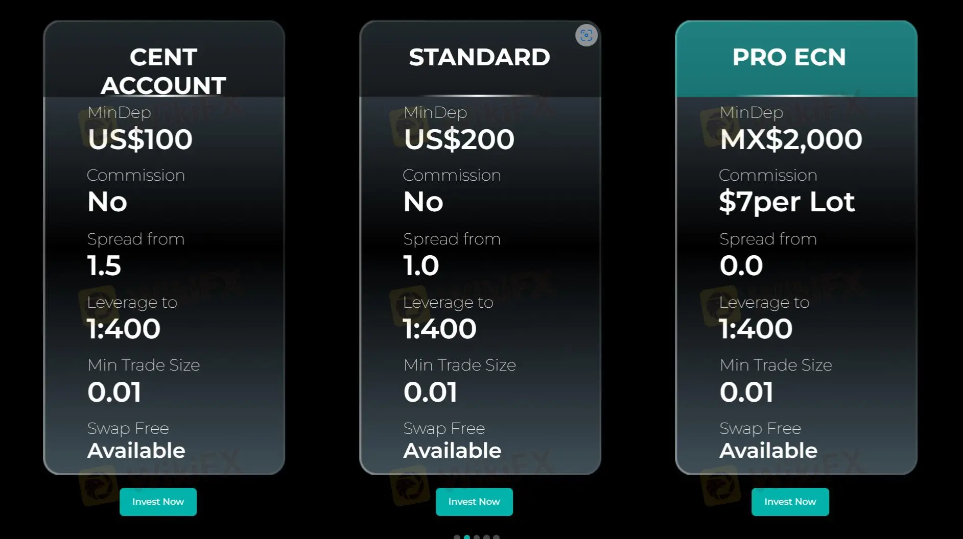 Comparação de Contas
