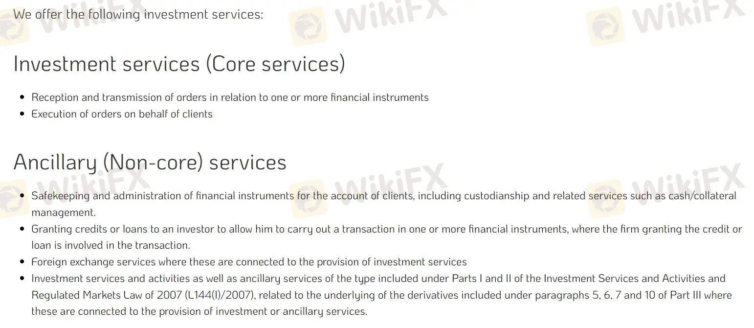 Products and Services