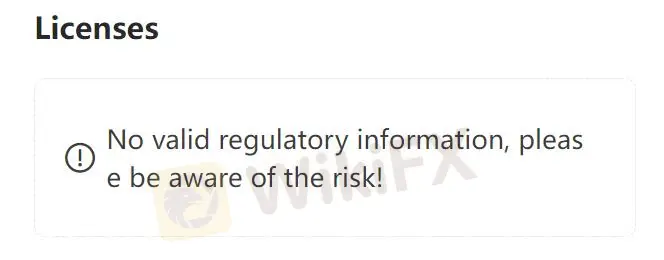 No license No license