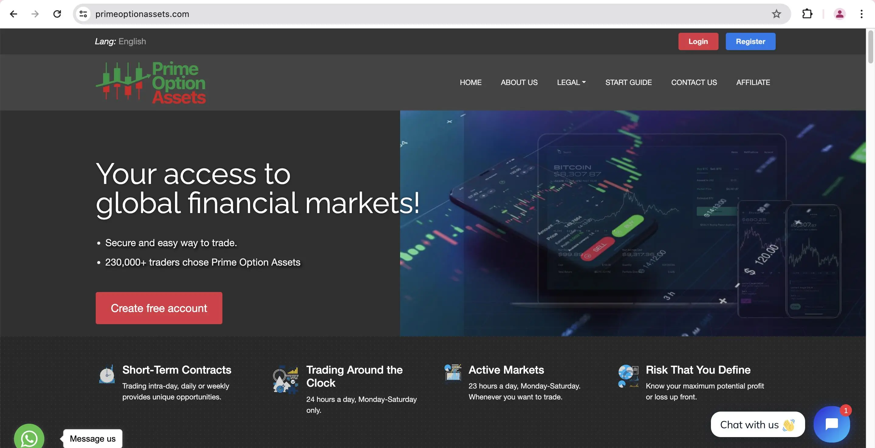 Prime Option Assets'主页 Prime Option Assets'主页
