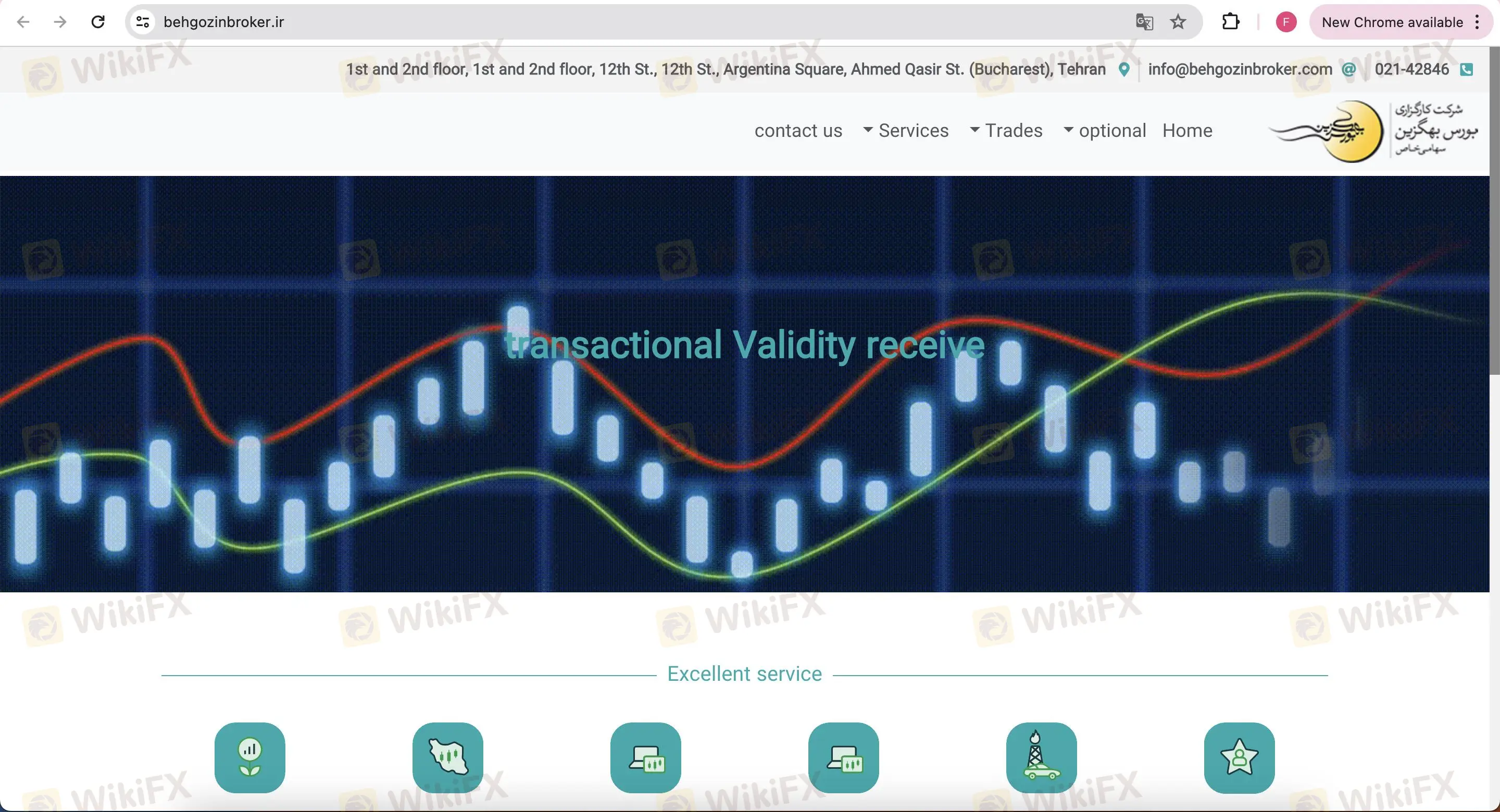 Behgozin Brokerage Co.'s Homepage