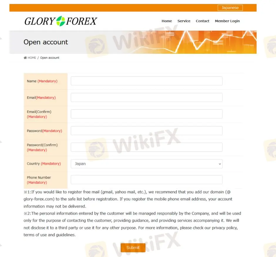 Account Opening Process