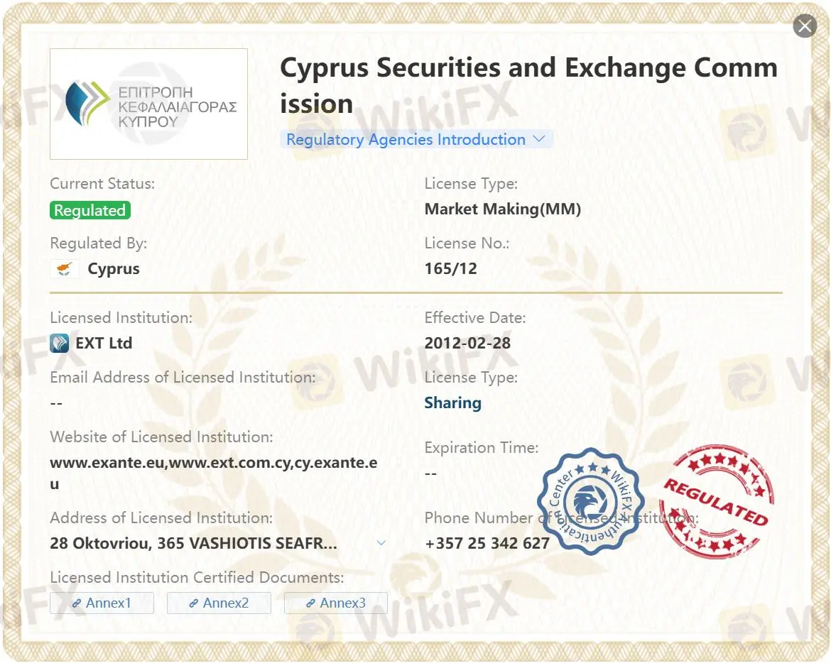 Regulatory Status