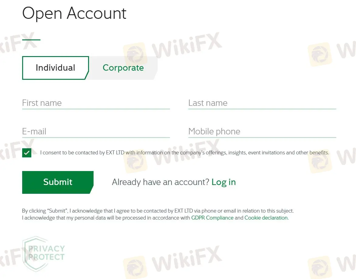 Account Opening Process