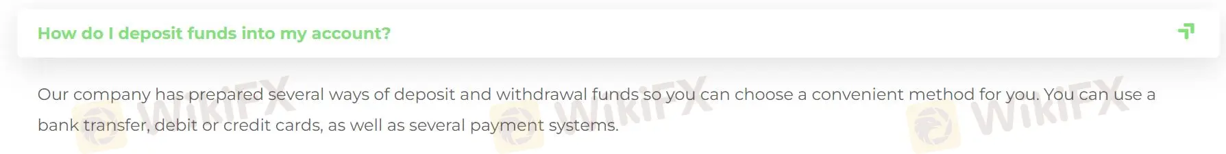 Deposit & Withdrawal