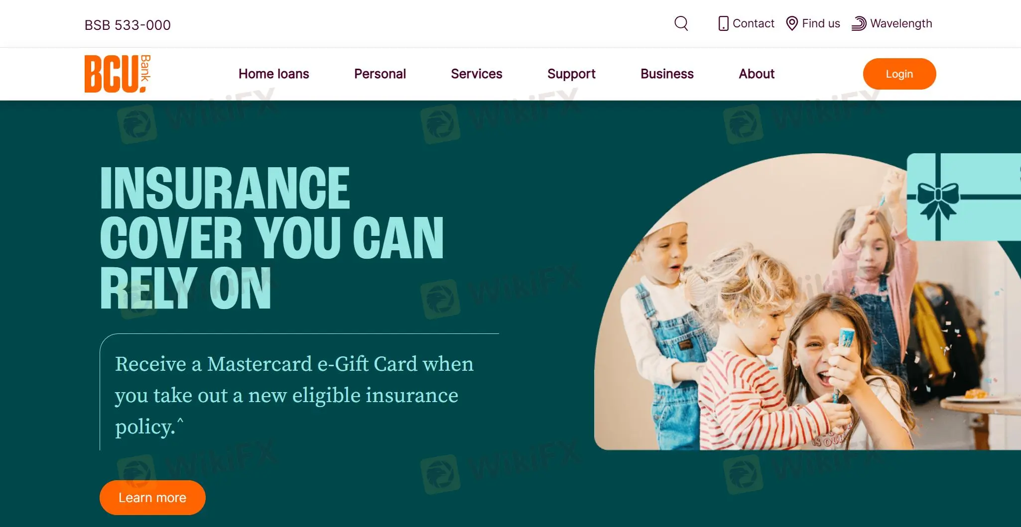 Visão geral do BCU Bank