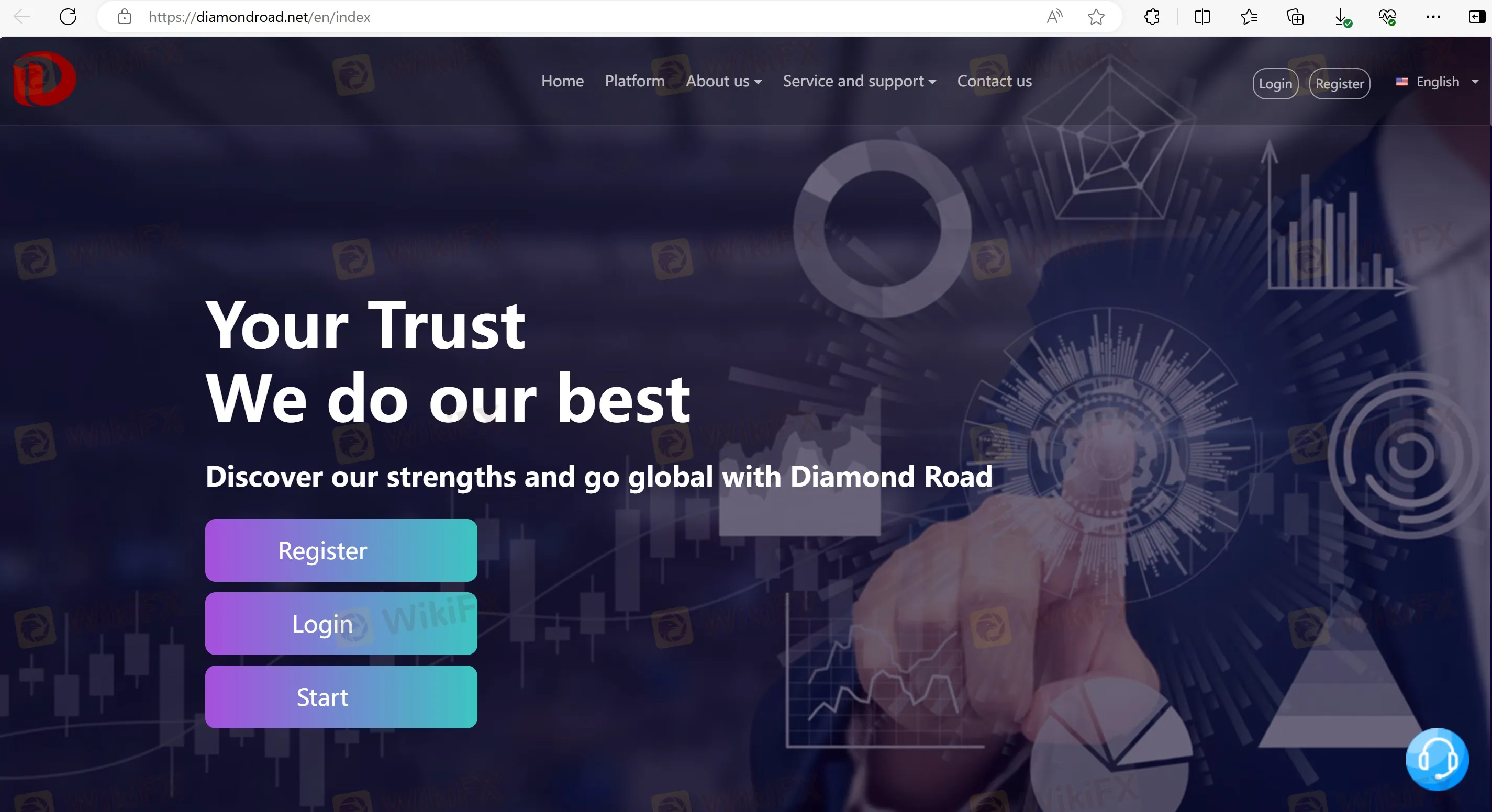 Diamond Road's homepage