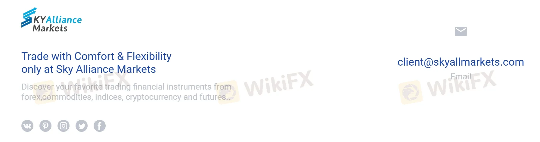 Informações de contato
