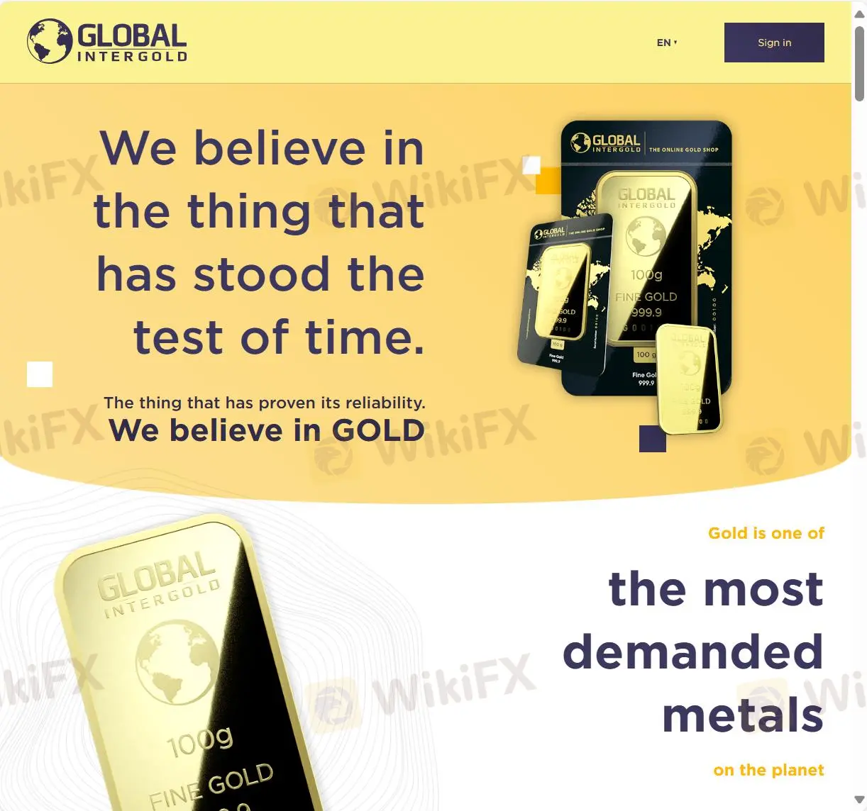 GLOBAL INTER GOLD 개요