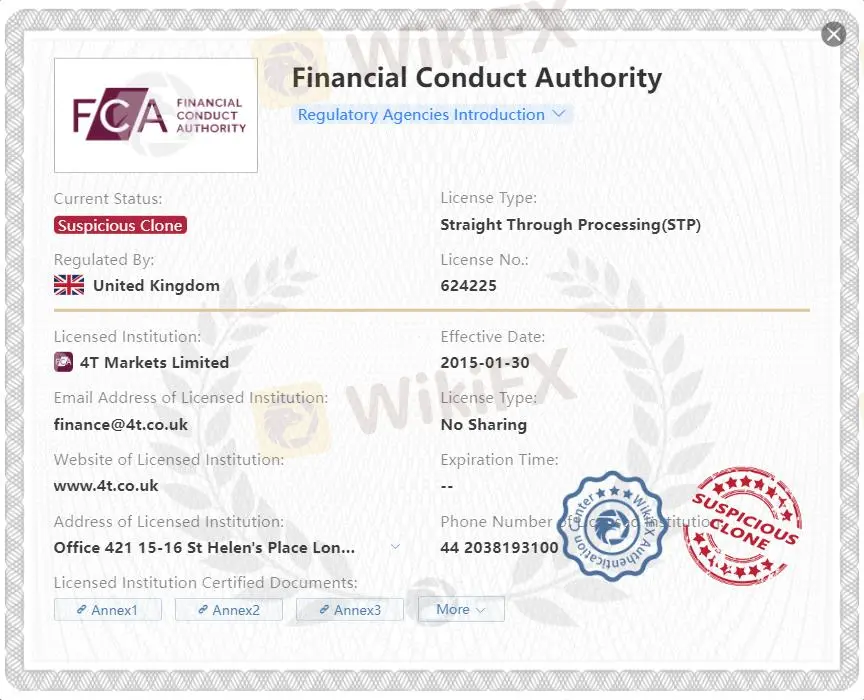 Licença FCA de Clone Suspeito