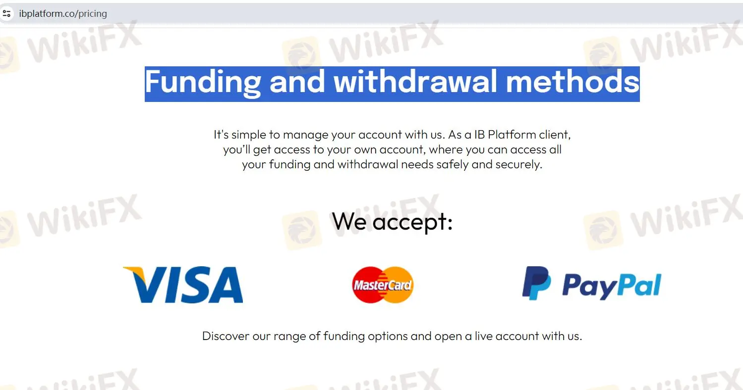 Deposit & Withdrawal Deposit & Withdrawal