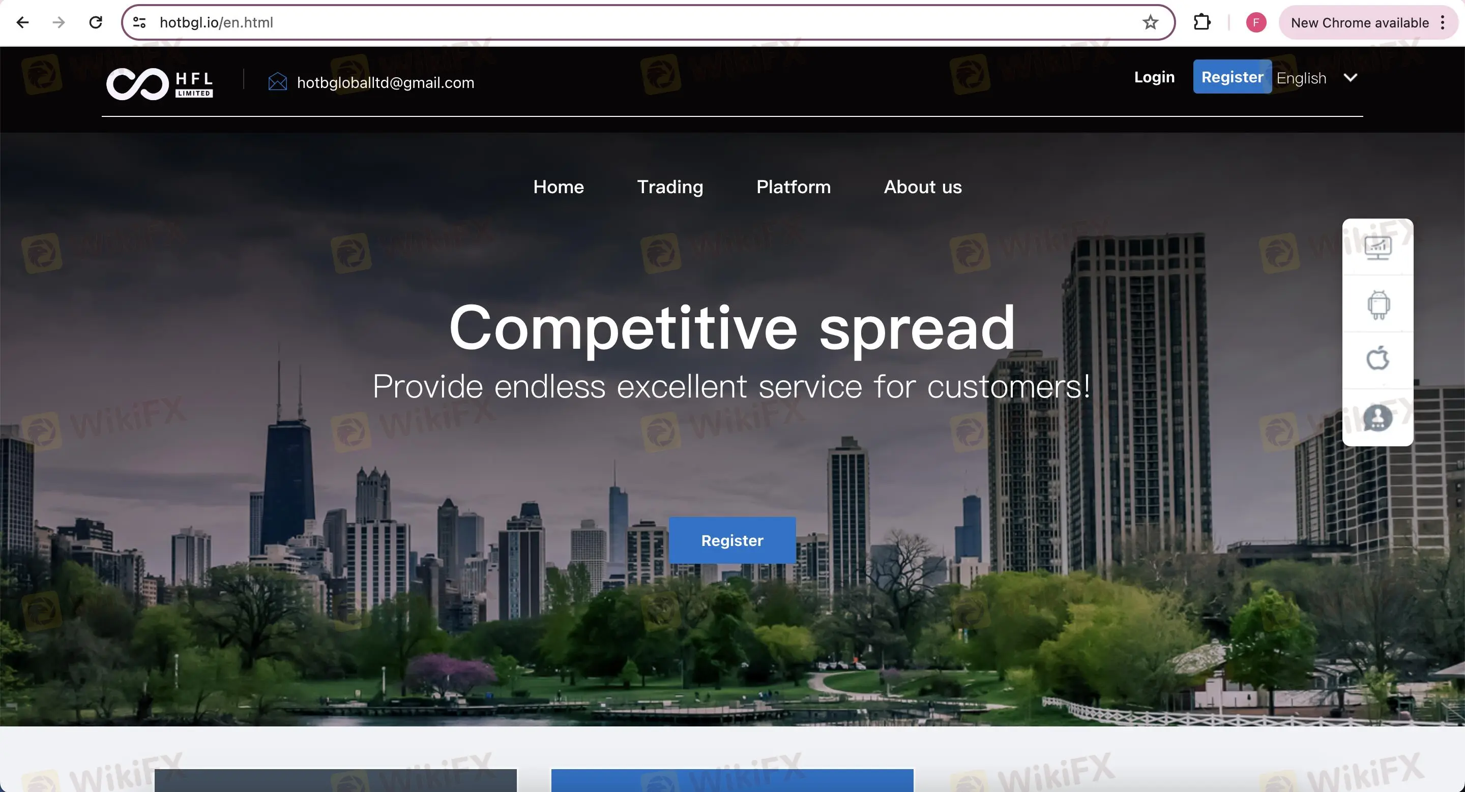 HOTBGLOBAL FINANCE LIMITED's Homepage