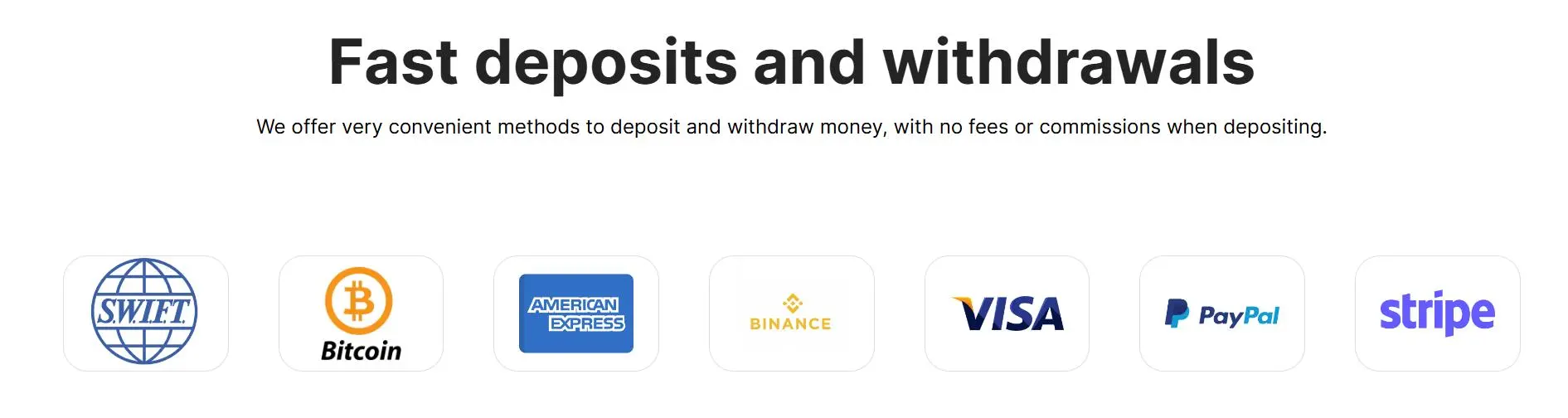 Deposit and Withdrawal