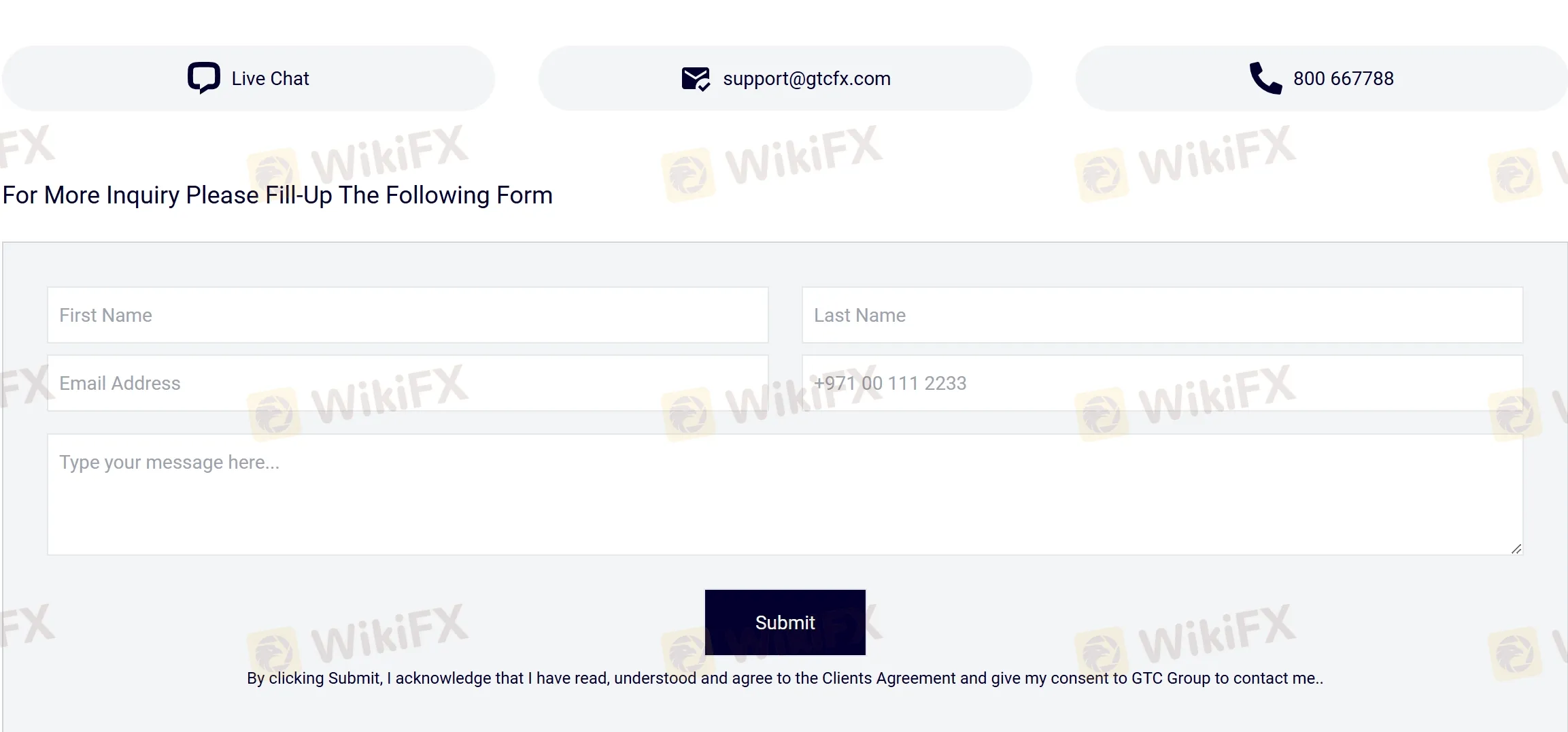Contact info