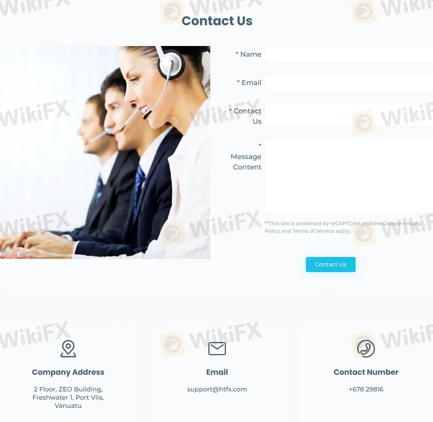 Contact info