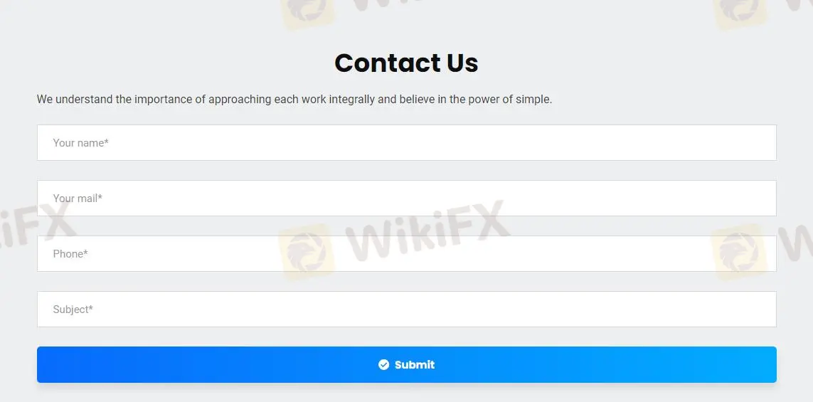 Contact form Contact form