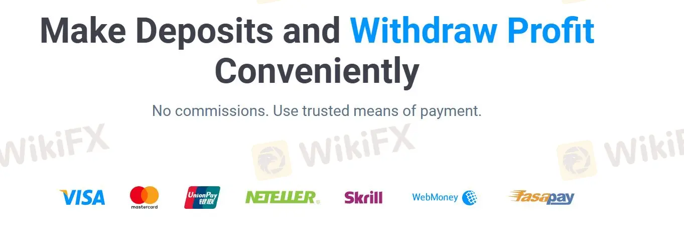 Deposit & Withdrawal