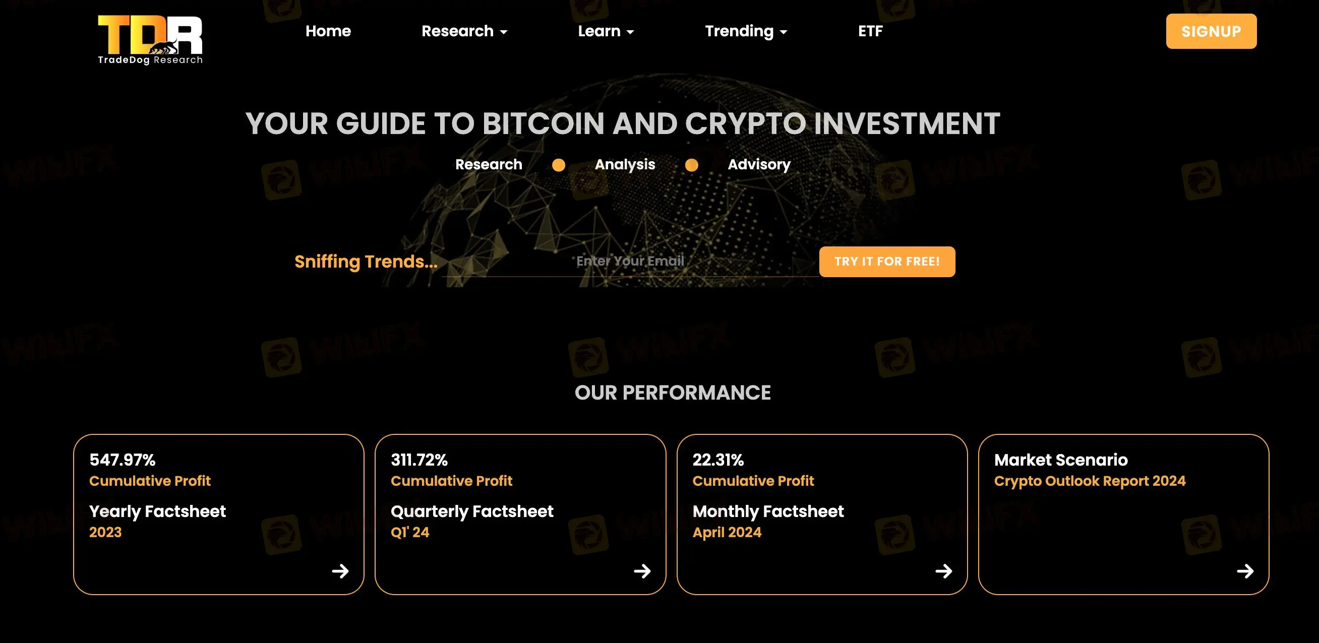 TRADEDOG.IOの概要 TRADEDOG.IOの概要
