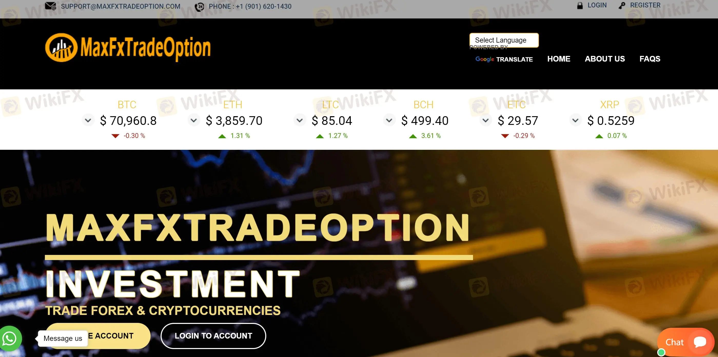 Overview of MaxFxTradeOption