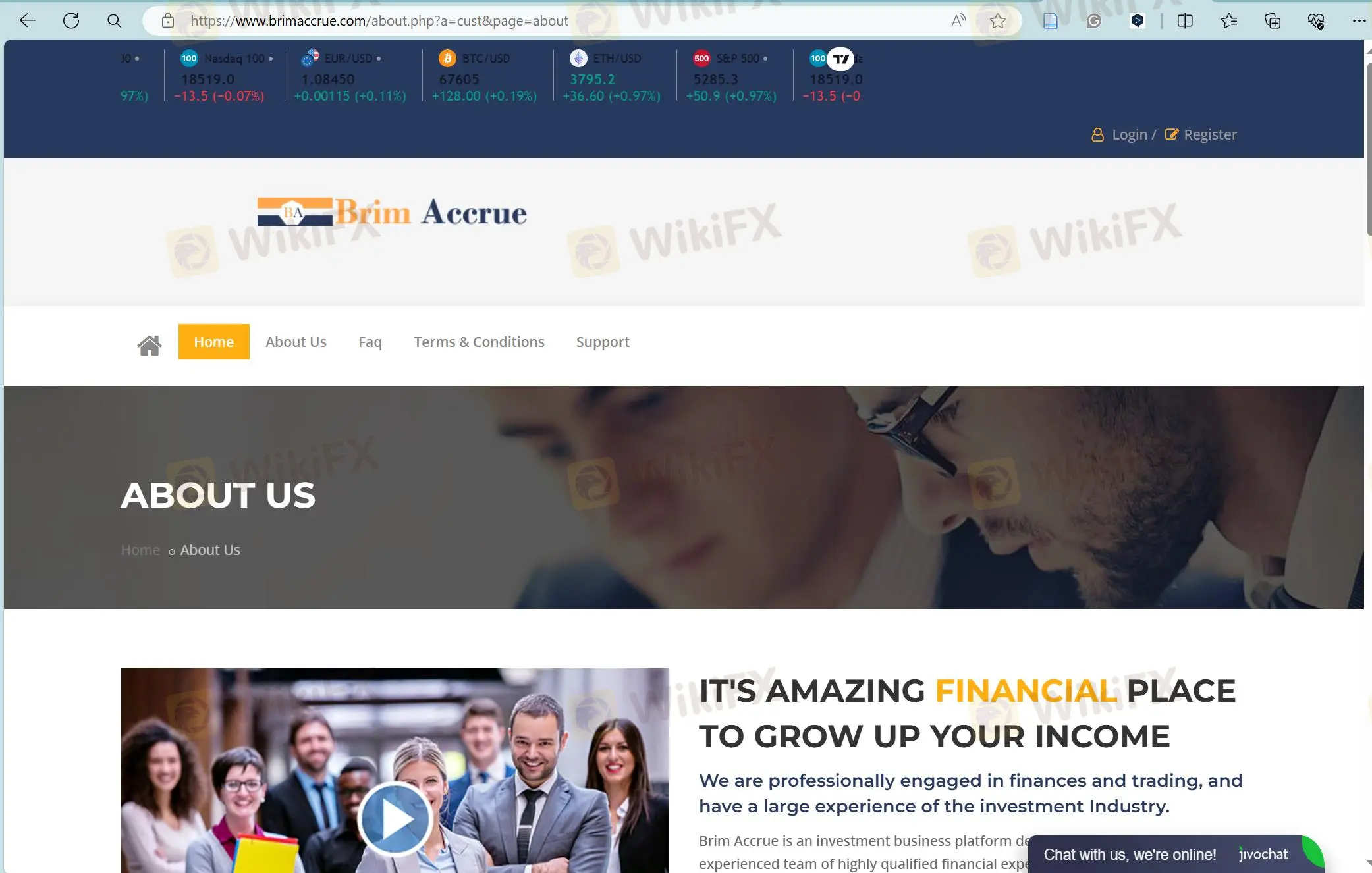 Brim Accrue's homepage Brim Accrue's homepage