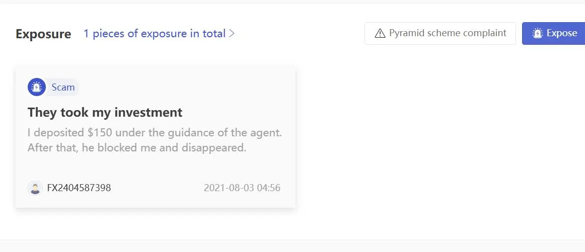 User Exposure on WikiFX