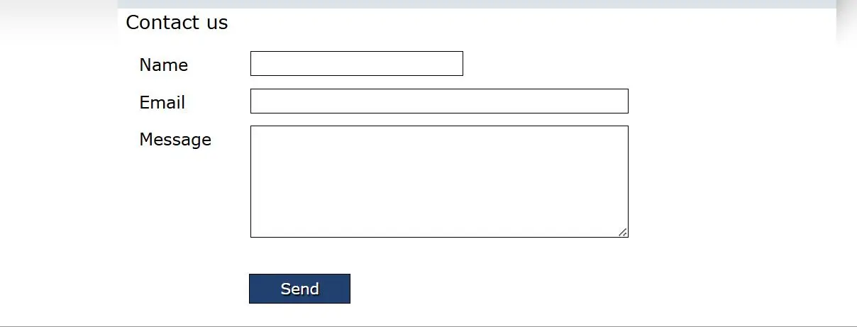 Contact form