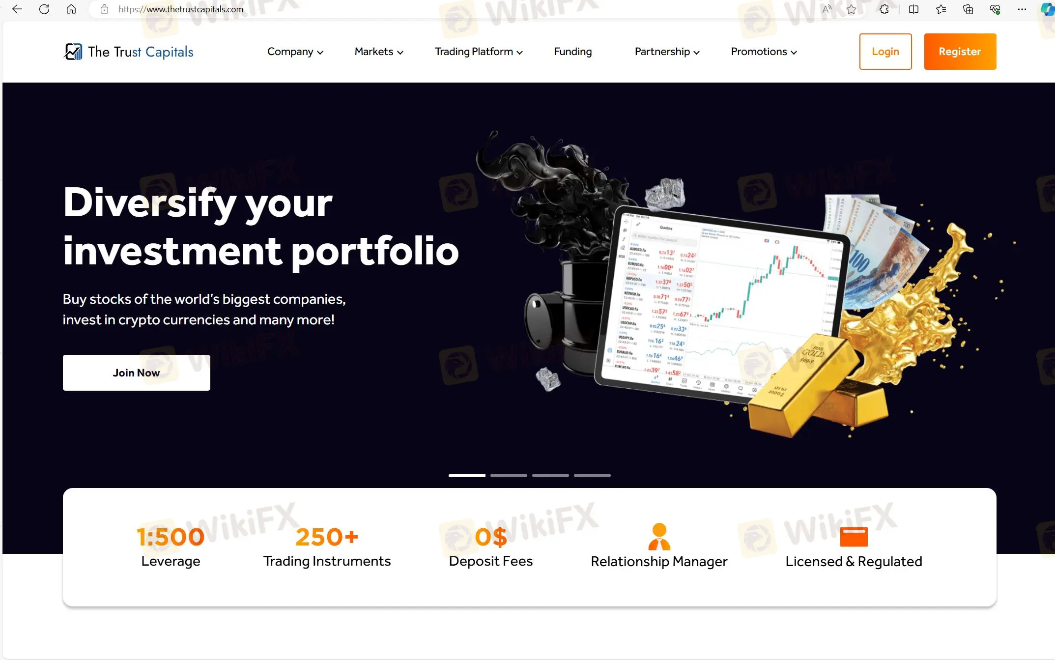 TheTrustCapitals' homepage