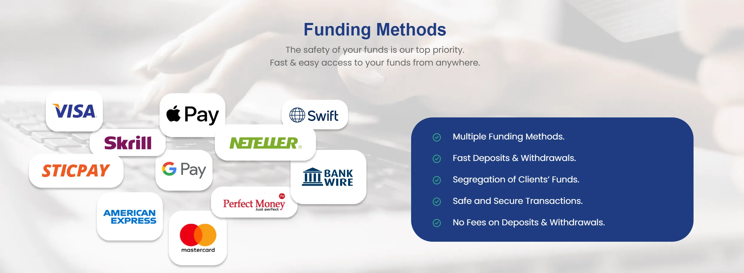 Deposit & Withdrawal Deposit & Withdrawal