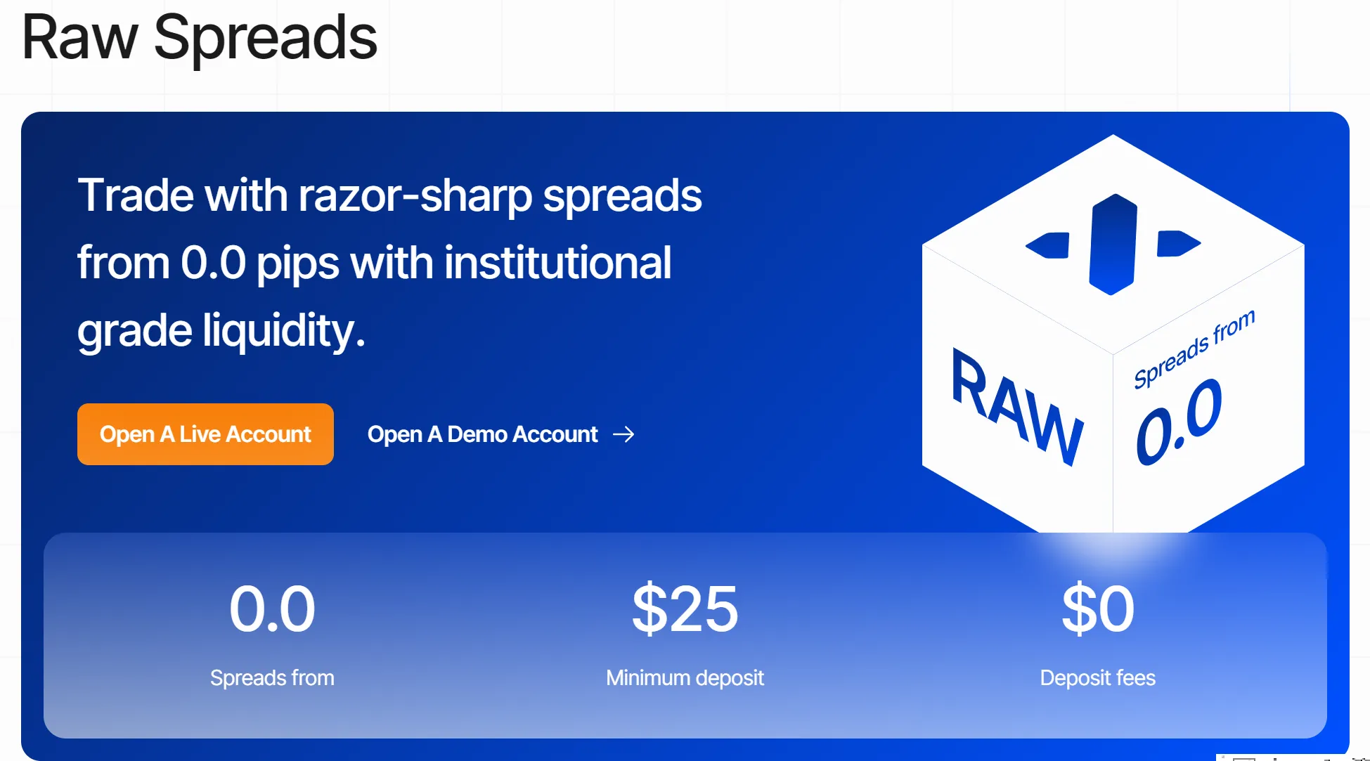 Conta Raw Spread