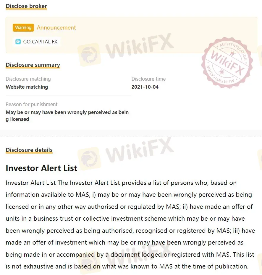 Is GO CAPITAL FX legit ?