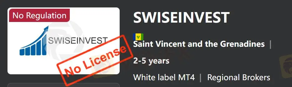 ¿Es SWISEINVEST legítimo?