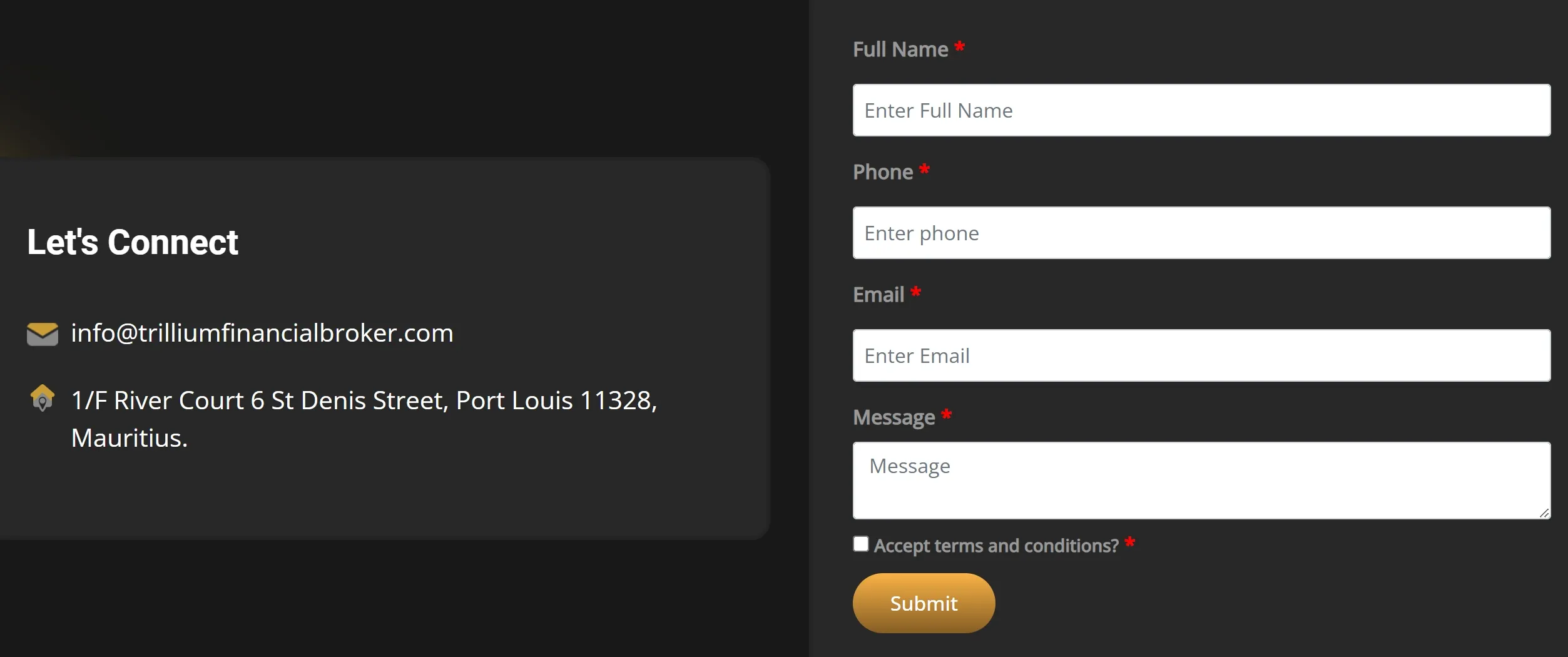 Contact info