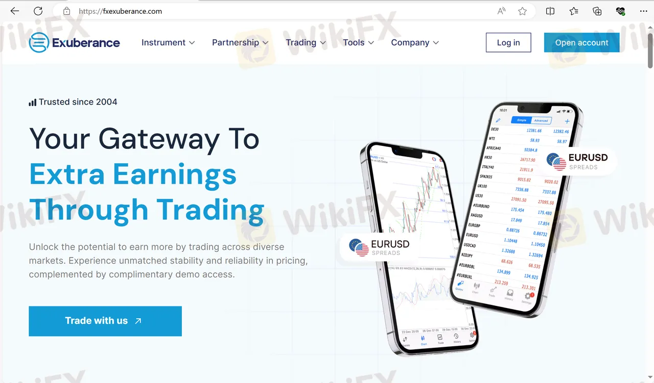 FX Exuberances homepage