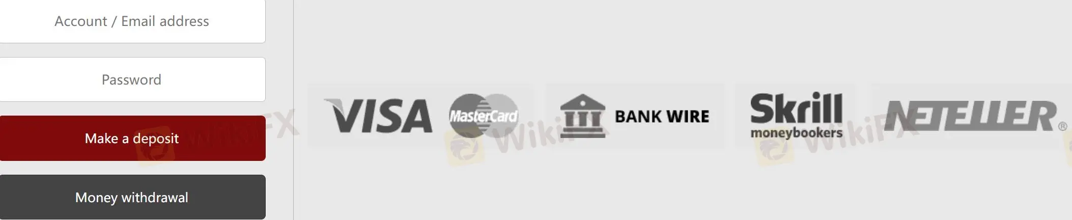 طرق الإيداع والسحب والرسوم