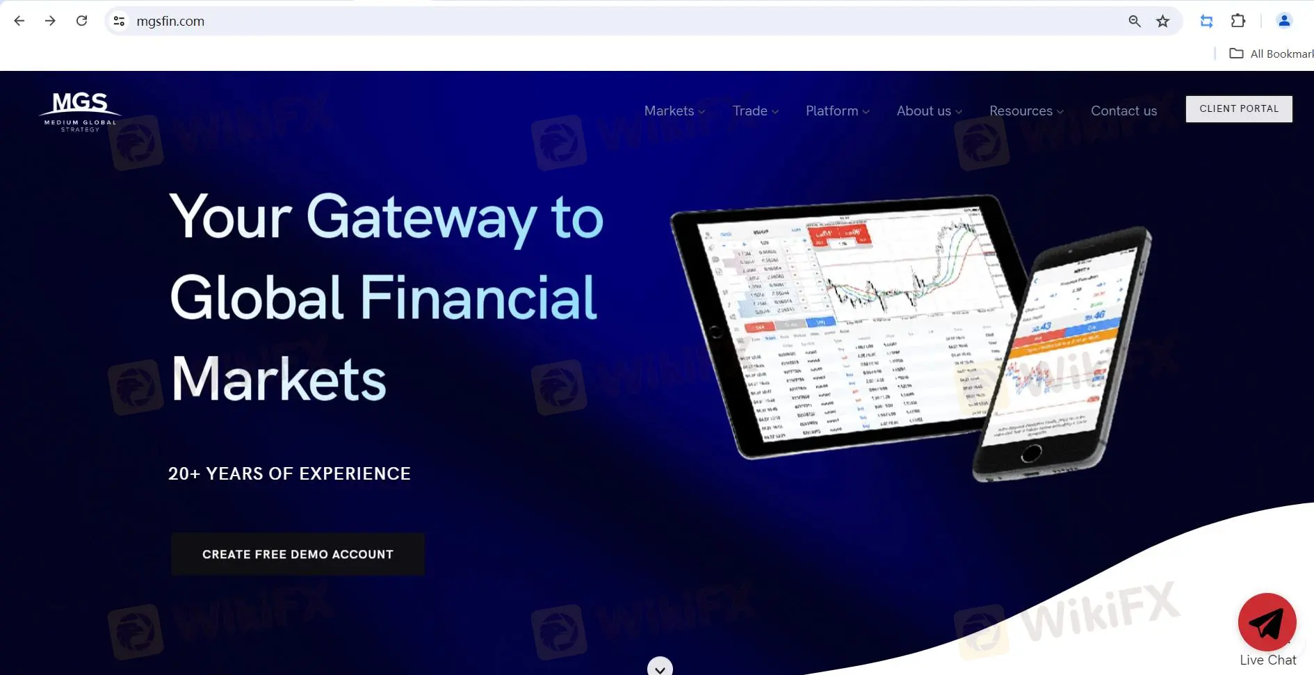 MGS Finance’s homepage MGS Finance‘s homepage