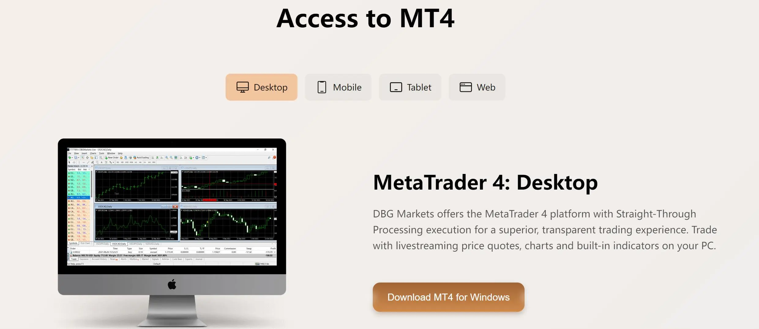 MetaTrader 4 (MT4)