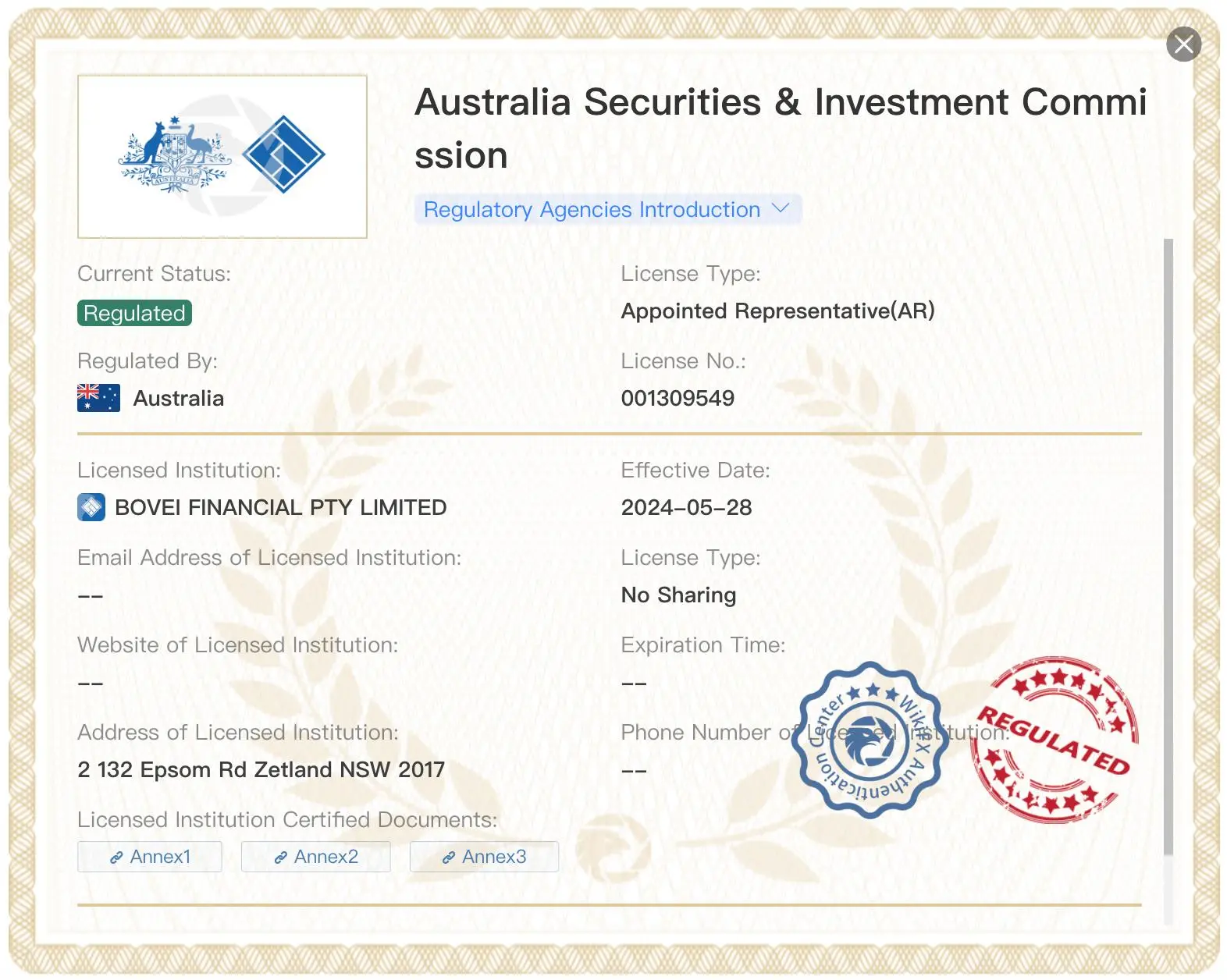由ASIC监管 由ASIC监管
