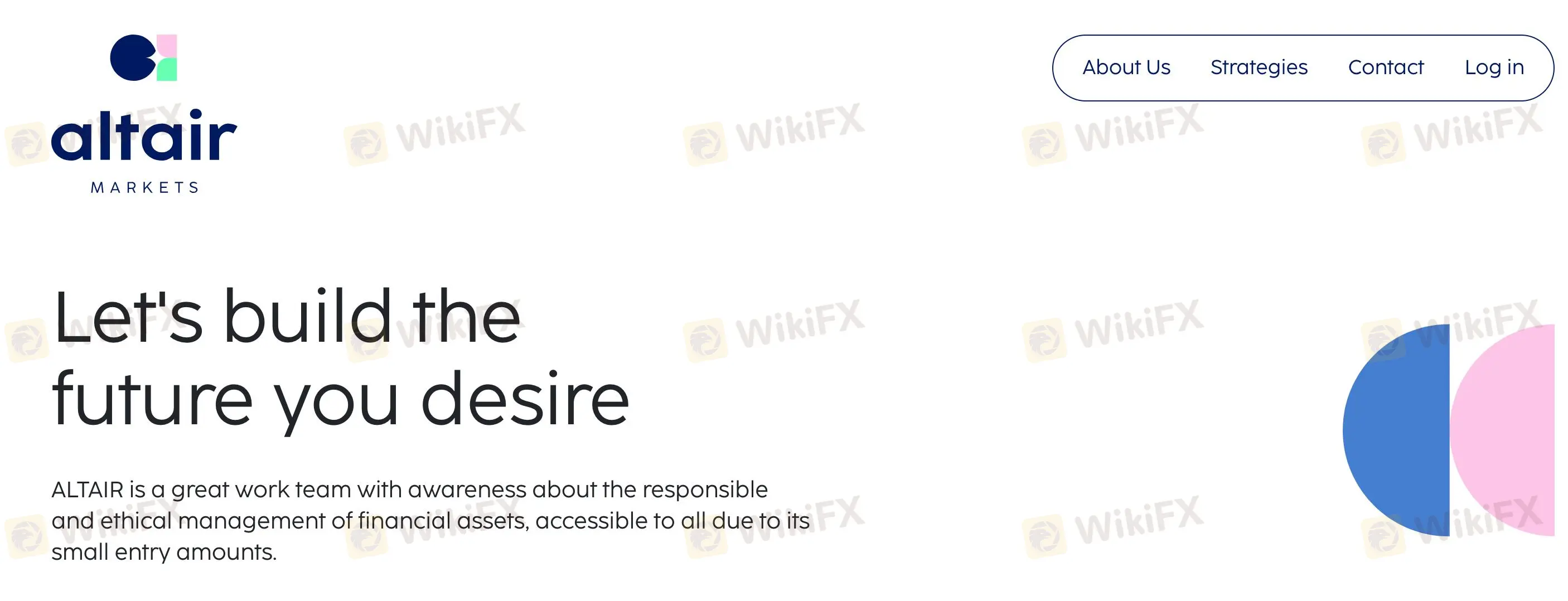 ALTAIR MARKETS概述 ALTAIR MARKETS概述