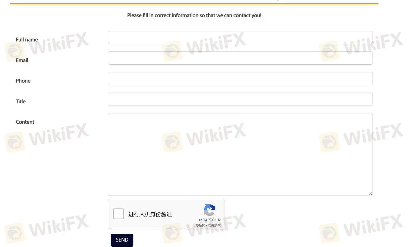 Formulario de contacto Formulario de contacto